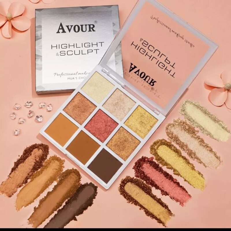 Highlight and sculpt pallete